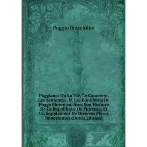   Diverses Pieces Importantes (Dutch Edition) Poggio Bracciolini Books