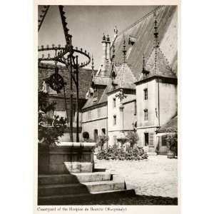  1944 Photogravure Hospice Beaune Wine Auction Burgundy France 