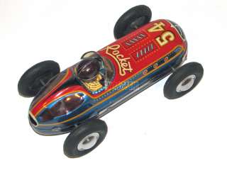 1954 VINTAGE FRICTION SPARKING BANDAI ROCKET CAR JAPAN  