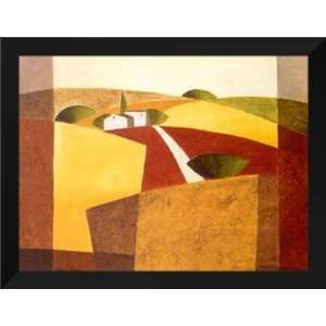   Hans Paus FRAMED Art 28x36 On The Top Of The Hill II