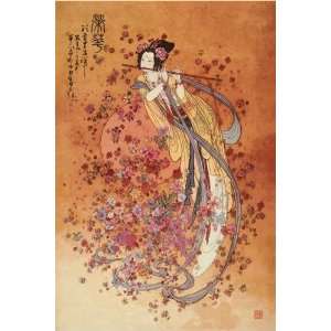  Chinese   Goddess Of Prosperity Canvas