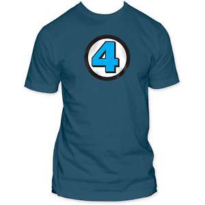 New Fantastic Four Marvel Comic 4 Logo T shirt tee top  