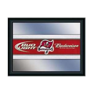   Bay Buccaneers Budweiser & Bud Light NFL Beer Mirror 