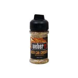 Weber beer Can Chicken Seasoning 2.85 oz.  Grocery 