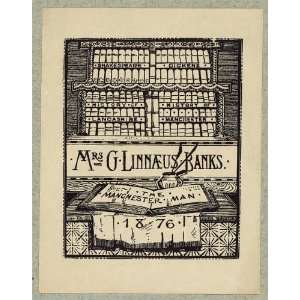   Bookplate,author,Mrs. George Linnaeus Banks,Isabella