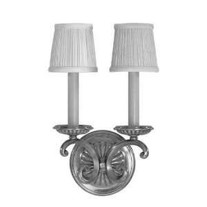   and Company CHD1164PN Chart House 2 Light Sconces in Polished Silver