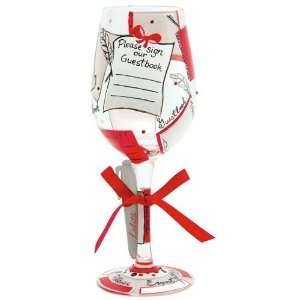  Lolita Personalize It Wine Glass, Guest Book: Kitchen 