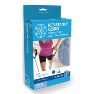  Gaiam Covered Resistance Cord Workout Kit   Large 