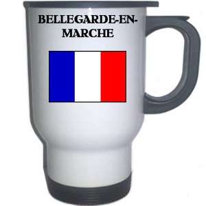  France   BELLEGARDE EN MARCHE White Stainless Steel Mug 