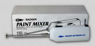 Modelers Battery Op PAINT MIXER   Badger #121   NEW  