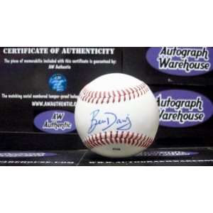  Ben Davis Autographed/Hand Signed MLB Baseball: Sports 