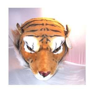 Bengal Tiger Plush Head for Wall Mounting