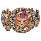 KIRKS FOLLY Ginger Tom Cat Halloween Cuff Signed NEW