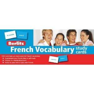  Berlitz 686909 French Vocabulary Study Cards Electronics