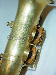  original Brass Wurlitzer curved Soprano Saxophone *** Music Oldtimer