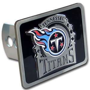  Tennessee Titans Pewter Trailer Hitch Cover Sports 