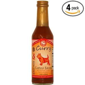 Curry Karma Sauce ®, 8 fl oz (Pack of 4)  Grocery 