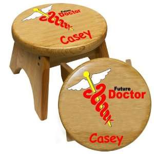  Future Doctor Kids Wooden Step Stool by Holgate Toys