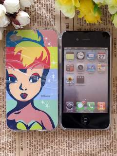 Cute Disney Cartoons Tinker Bell Back Case Cover for iPhone 4 4G Xmas 