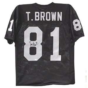  Tim Brown Autographed Jersey  Details: Oakland Raiders 