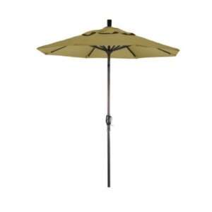   Tilt Market Umbrella with Black Pole, Heather Beige: Patio, Lawn