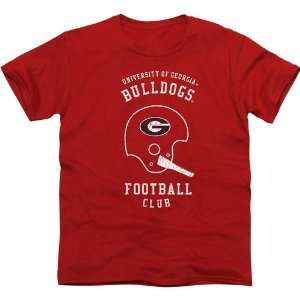  NCAA Georgia Bulldogs Club Slim Fit T Shirt   Red: Sports 