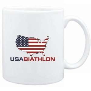  Mug White  USA Biathlon / MAP  Sports: Sports & Outdoors