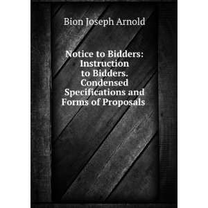  Notice to Bidders Instruction to Bidders. Condensed 