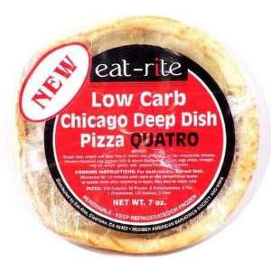 Eat Rite Chicago Pizza Deep Dish Quatro   Cheese & Chicken   6 Pack 