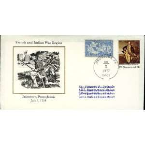  First Day Cover Stamps   French and Indian War Begins 7 3 