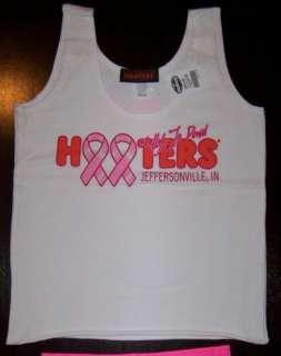 BRAND NEW HOOTERS TANK 100% AUTHENTIC KELLY JO DOWD VARIOUS CITIES 