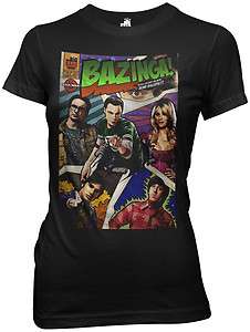 New The Big Bang Theory TV Show Bazinga Comic Book Cover Ladies Women 