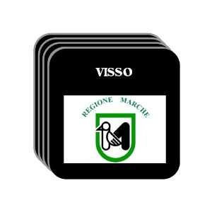  Italy Region, Marche   VISSO Set of 4 Mini Mousepad 