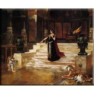  Salome and the Tigers 30x24 Streched Canvas Art by Ernst 