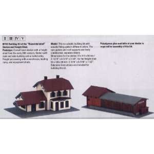   Station w/Freight Shed Building Kit   Discontinued Toys & Games