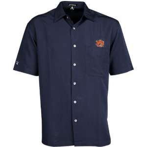   Auburn Tigers Navy Blue Prevail Short Sleeve Shirt