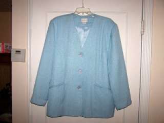 BEAUTIFUL WOMENS BLUE PANTS SUIT   BY KORET   SZ. 18   VERY GENTLY 