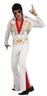 Deluxe Elvis Jumpsuit Adult Halloween Costume size Large 42 44  