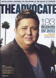 THE ADVOCATE MAGAZINE CHAZ BONO TALES OF THE CITY LEMON  