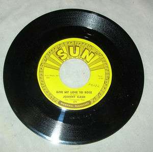 JOHNNY CASH SUN RECORD #279 HOME OF THE BLUES  