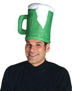 Costumes! Lucky Leprechaun Green Beer Mug Costume Hat  