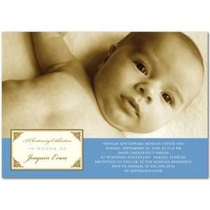 Baptism, Christening Invitations   Simple Seal: Sky Martini By Hello 