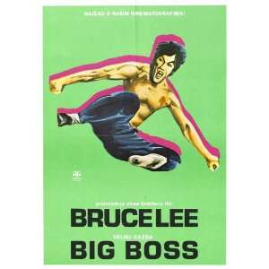 The Big Boss Poster Romanian 27x40 Bruce Lee Maria Yi James Tien 