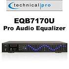 Technical Pro EQB7170U Dual 10 Band Equalizer & Pre Amp
