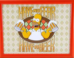 HOMER SIMPSON Have No Fear,Have A Beer LAPTRAY Lap Tray  