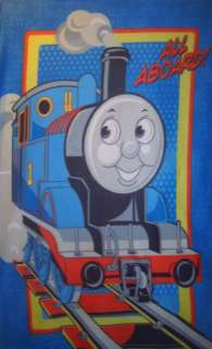 Thomas The Train Tank Engine Panel Fleece Fabric Throw Blanket or Wall 