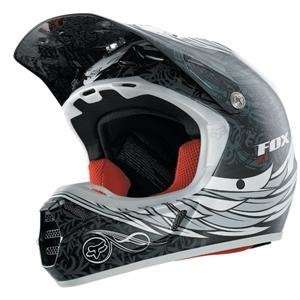  Fox Racing V 3 Phoenix Helmet   X Small/Black: Automotive