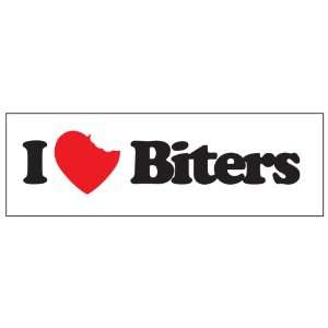  I Heart Biters Sticker Decal. Black and Red: Everything 