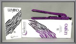Bellezza Lumino By Cortex Hair Straightening Flat iron, Purple Zebra 