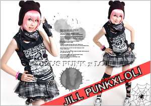 Punk Rock Devil Imp 666 graphic tank top GA116 BW  